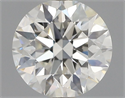 Natural Diamond 0.71 Carats, Round with Excellent Cut, I Color, VVS1 Clarity and Certified by GIA
