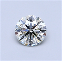 Natural Diamond 0.70 Carats, Round with Very Good Cut, K Color, VVS1 Clarity and Certified by GIA