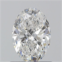 Diamante Natural 0.90 quilates, Ovalado , Color E, claridad SI2 y certificado GIA