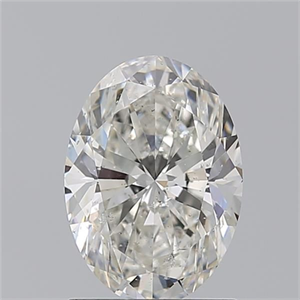 Picture of Natural Diamond 1.50 Carats, Oval with  Cut, I Color, SI2 Clarity and Certified by GIA