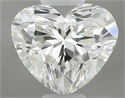 Natural Diamond 0.41 Carats, Heart with  Cut, I Color, VS1 Clarity and Certified by GIA