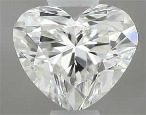 Picture of Natural Diamond 0.41 Carats, Heart with  Cut, I Color, VS1 Clarity and Certified by GIA