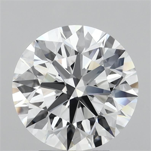 Picture of Lab Grown Diamond 4.25 Carats, Round with Ideal Cut, H Color, VVS2 Clarity and Certified by IGI