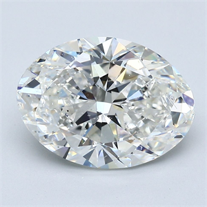 Foto Diamante Natural 3.50 quilates, Ovalado , Color H, claridad SI2 y certificado GIA de