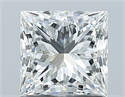 Natural Diamond 1.01 Carats, Princess with  Cut, G Color, SI1 Clarity and Certified by GIA