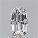 Natural Diamond 0.41 Carats, Oval with  Cut, F Color, VS2 Clarity and Certified by GIA