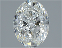 Diamante Natural 1.01 quilates, Ovalado , Color G, claridad SI2 y certificado GIA