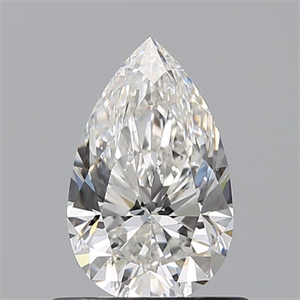 Foto Diamante Natural 0.61 quilates, De pera , Color F, claridad VS1 y certificado GIA de