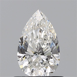 Foto Diamante Natural 0.61 quilates, De pera , Color F, claridad VS1 y certificado GIA de