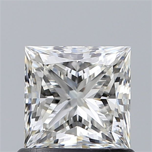 Picture of Natural Diamond 0.93 Carats, Princess with  Cut, I Color, VS2 Clarity and Certified by GIA