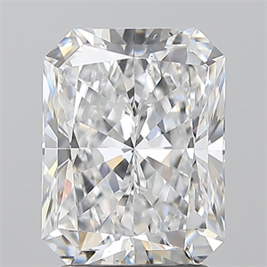 Picture of Natural Diamond 2.51 Carats, Radiant with  Cut, D Color, VS2 Clarity and Certified by GIA