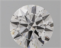Natural Diamond 0.70 Carats, Round with Very Good Cut, D Color, SI2 Clarity and Certified by GIA