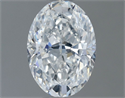 Diamante Natural 0.55 quilates, Ovalado , Color F, claridad SI2 y certificado GIA