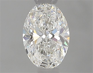 Foto Diamante Natural 0.53 quilates, Ovalado , Color F, claridad SI1 y certificado GIA de