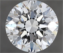 Natural Diamond 2.00 Carats, Round with Excellent Cut, E Color, VS2 Clarity and Certified by IGI