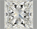 Natural Diamond 1.02 Carats, Princess with  Cut, H Color, SI1 Clarity and Certified by GIA