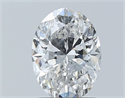 Natural Diamond 1.50 Carats, Oval with  Cut, E Color, SI2 Clarity and Certified by GIA