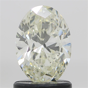 Picture of Natural Diamond 1.04 Carats, Oval with  Cut, L Color, SI1 Clarity and Certified by GIA