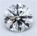 Diamante Natural 2.11 quilates, Redondo , Color E, claridad SI2 y certificado GIA
