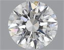 Diamante Natural 0.42 quilates, Redondo , Color F, claridad IF y certificado GIA