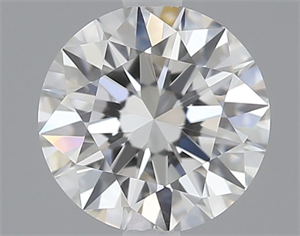 Foto Diamante Natural 0.42 quilates, Redondo , Color F, claridad IF y certificado GIA de