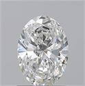 Natural Diamond 1.01 Carats, Oval with  Cut, F Color, VVS2 Clarity and Certified by GIA