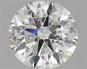Picture of Natural Diamond 0.80 Carats, Round with Excellent Cut, G Color, I1 Clarity and Certified by GIA