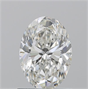 Natural Diamond 1.01 Carats, Oval with  Cut, H Color, VS2 Clarity and Certified by GIA