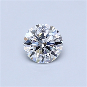 Foto Diamante Natural 0.46 quilates, Redondo , Color E, claridad SI2 y certificado GIA de