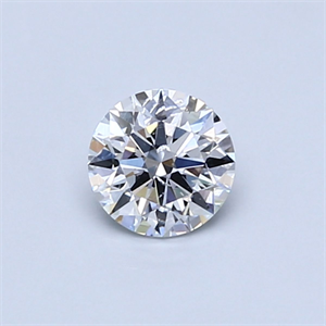 Picture of Natural Diamond 0.46 Carats, Round with Excellent Cut, E Color, SI2 Clarity and Certified by GIA