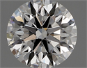 Diamante Natural 0.55 quilates, Redondo , Color D, claridad VS2 y certificado IGI