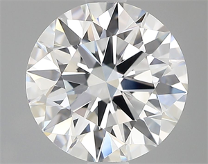 Picture of Lab Grown Diamond 2.02 Carats, Round with Ideal Cut, E Color, VVS2 Clarity and Certified by IGI