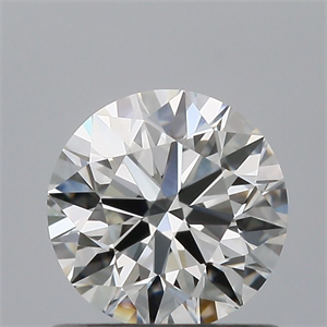 Picture of Natural Diamond 0.71 Carats, Round with Excellent Cut, E Color, VVS2 Clarity and Certified by IGI