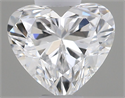Natural Diamond 0.43 Carats, Heart with  Cut, E Color, SI1 Clarity and Certified by GIA