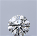 Natural Diamond 0.42 Carats, Round with Excellent Cut, F Color, VVS2 Clarity and Certified by IGI