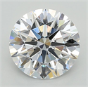 Del inventario de diamantes de laboratorio, 3.03 quilates, Redondo , Color D, claridad VVS1 y certificado IGI