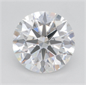 Lab Grown Diamond 3.12 Carats, Round with Excellent Cut, E Color, VVS1 Clarity and Certified by GIA