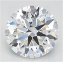 Lab Grown Diamond 3.00 Carats, Round with Ideal Cut, D Color, VVS1 Clarity and Certified by IGI