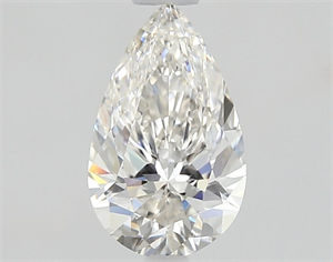 Foto Diamante Natural 0.71 quilates, De pera , Color H, claridad IF y certificado GIA de