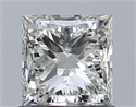 Natural Diamond 1.01 Carats, Princess with  Cut, I Color, VVS1 Clarity and Certified by GIA