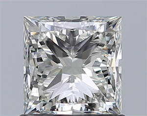 Picture of Natural Diamond 1.01 Carats, Princess with  Cut, I Color, VVS1 Clarity and Certified by GIA