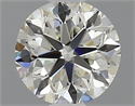 Diamante Natural 0.70 quilates, Redondo , Color J, claridad VVS1 y certificado GIA