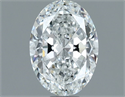 Natural Diamond 1.03 Carats, Oval with  Cut, E Color, SI2 Clarity and Certified by GIA
