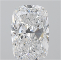 Natural Diamond 3.01 Carats, Cushion with  Cut, D Color, VS1 Clarity and Certified by GIA