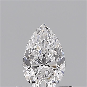 Picture of Natural Diamond 0.50 Carats, Pear with  Cut, D Color, VS2 Clarity and Certified by GIA