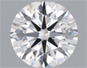 Lab Grown Diamond 1.20 Carats, Round with Ideal Cut, D Color, VS1 Clarity and Certified by IGI