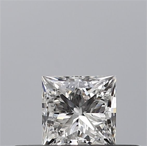 Picture of Natural Diamond 0.24 Carats, Princess with  Cut, E Color, VVS1 Clarity and Certified by GIA