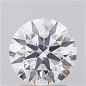 Lab Grown Diamond 2.00 Carats, Round with Ideal Cut, D Color, IF Clarity and Certified by IGI