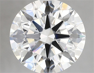 Picture of Lab Grown Diamond 4.03 Carats, Round with Ideal Cut, E Color, VVS2 Clarity and Certified by IGI