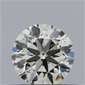 Natural Diamond 0.40 Carats, Round with Very Good Cut, K Color, VS1 Clarity and Certified by IGI